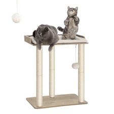 26.7in Large Cat Tree Tower Condo, Cat Scratch Posts for Indoor Cats, Big Pla...
