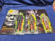NECA Glow In The Dark Universal Monsters Lot Of 3 Frankenstein Wolfman Mummy NEW