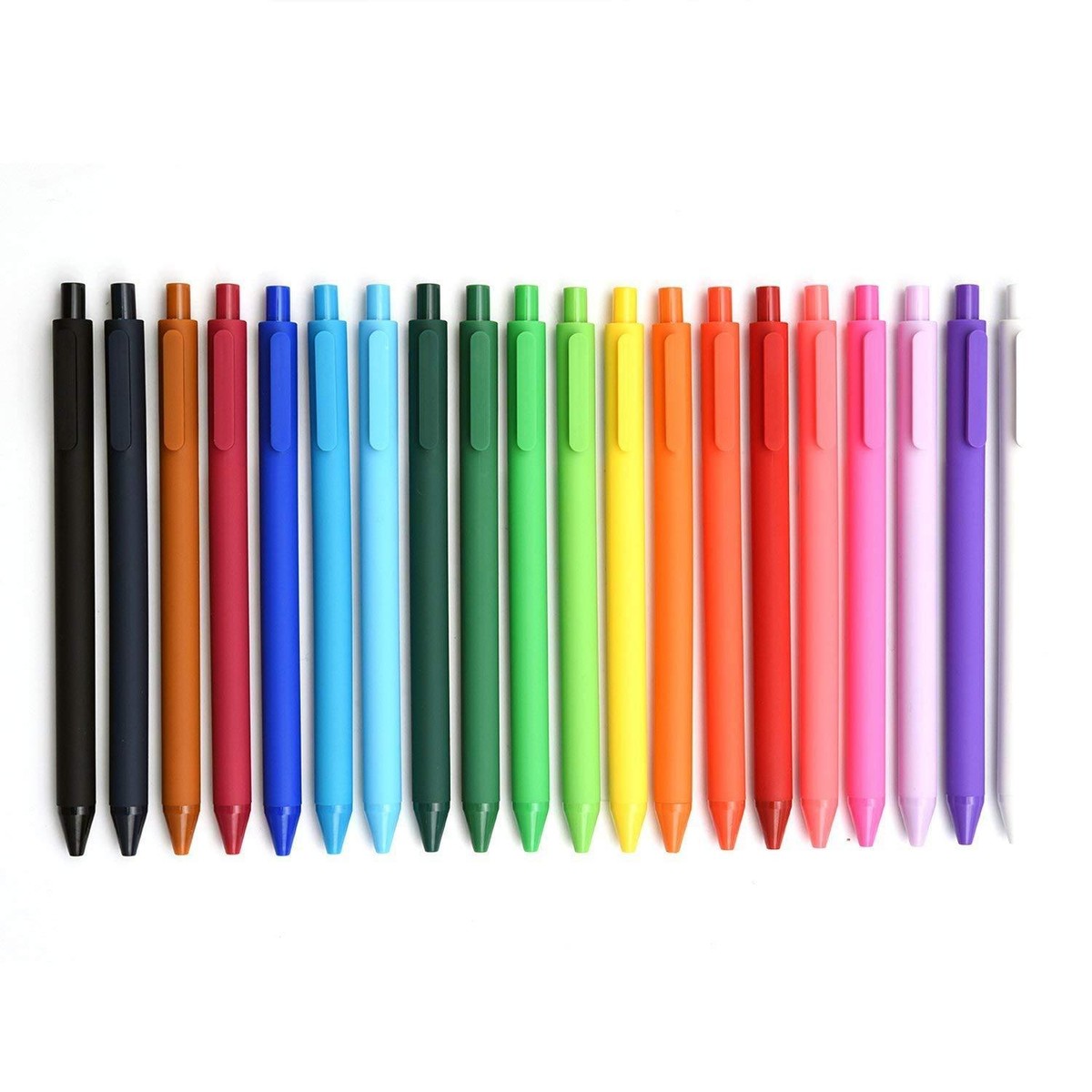 Kaco★ KACO Retractable Gel ink Pens,Extra Fine Point (0.5 mm)-20 Pack