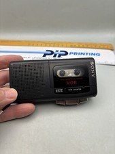 Sony M 717V Microcassette CassetteVoice Operated Recorder Parts only needs belt