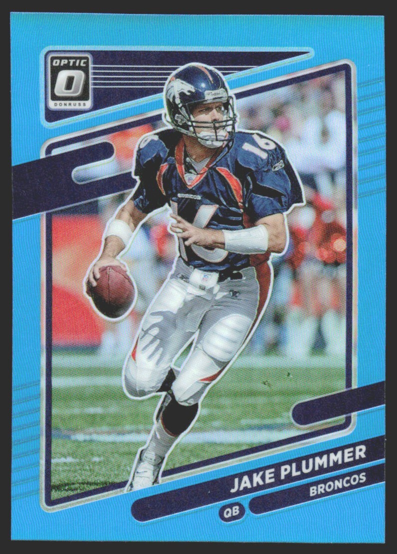 2021 Donruss Optic Aqua /299 Jake Plummer #31 JW1