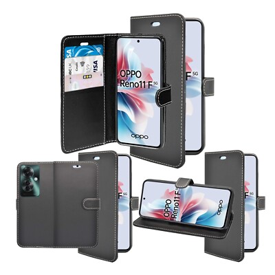 Custodia Portafoglio DESSEN Per Poco F5 Pro - Pelle PU Con Slot Carte, Supporto E Chiusura Magnetica, Nero - 3