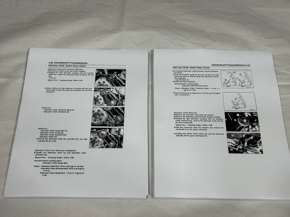 Manual de reparación de taller de servicio 2002-2004 Kawasaki ZZR1200 ZX-12C ZX1200C ZX1200 ZX12 Foto 3 de 3