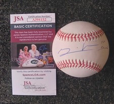 Gavin Williams Signed Cleveland Indians MLB Baseball Inscribed 1st rd JSA