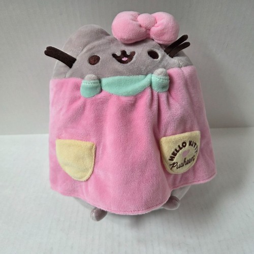 Hello Kitty X Pusheen Costume Plush 9.5" Gund 2021Kawaii Cat - 第 1/6 張圖片