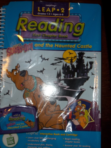 2 Leap Frog LeapPad Learning Books cartridges level 2 Scooby-Doo Zombie & Castle - Picture 3 of 3