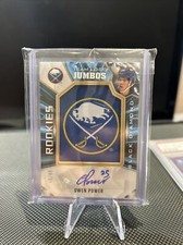 2023 Upper Deck Black Diamond Owen Power Team Logo Jumbos Auto /49. Nasty Patch 