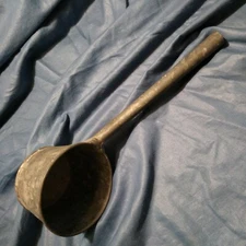 Antique Primitive  Galvanized Dipper