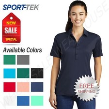 Sport-Tek Womens Dri-Fit 5-button placket UV Protect Polo T-Shirt M-LST520