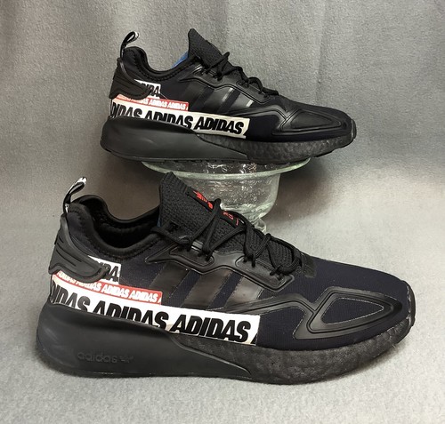 adidas ZX 2K BOOST Bold Core Black FX7038 42 women 10 / men 8.5 | eBay