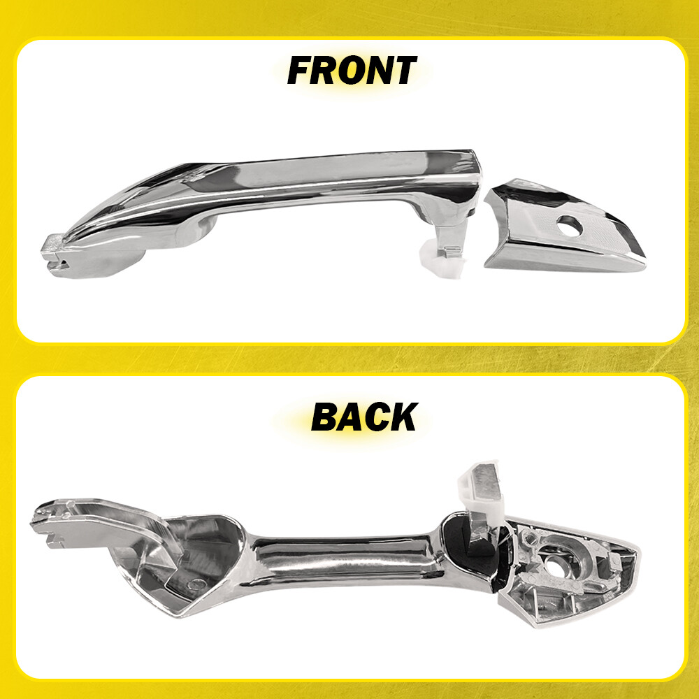 Front Driver Left Exterior Outside Door Handle Chrome For Honda Accord 2008-12 E