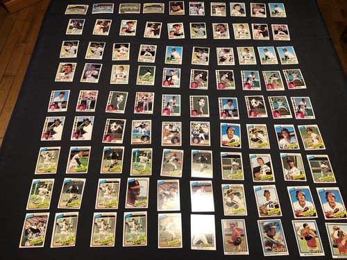 Vintage Menge 90 Topps Baseballkarten 1980er Jahre F llkarten San 