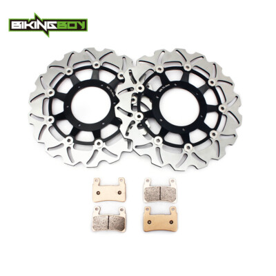 CBR600F4i CBR 600 F F4i Sport 2001-2007 Front Brake Discs Rotors Pads For Honda