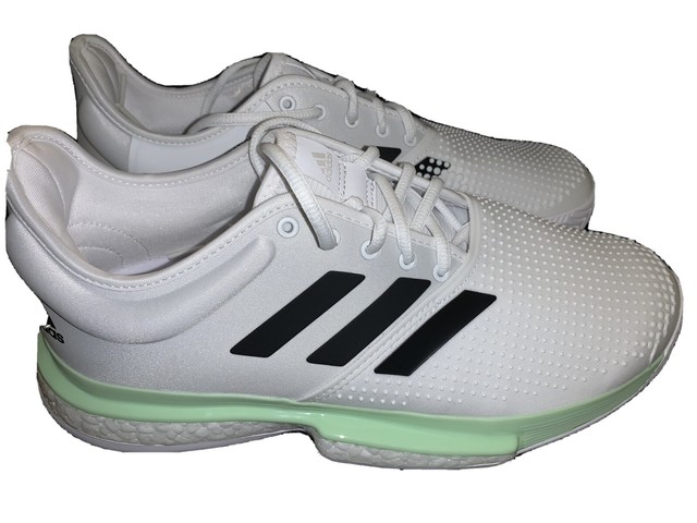 New adidas SoleCourt BOOST Tennis Shoes sz 11 White Black Green NMD NWT ef2068 | eBay
