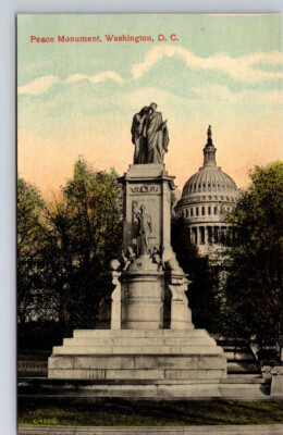 Postcard Peace Monument Washington DC UNP