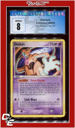 Deoxys graded CGC 8 for sale on eBay