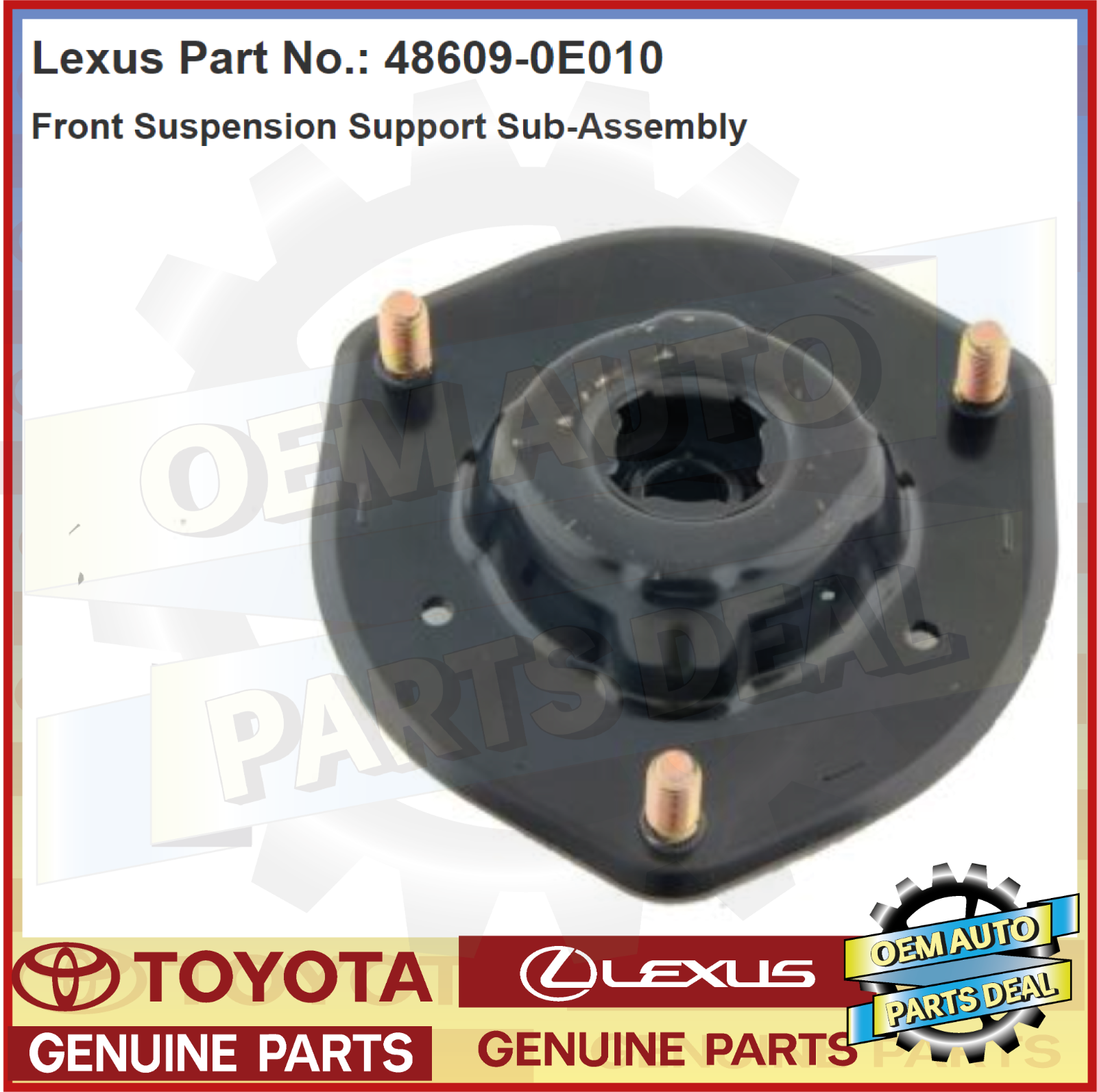 Genuine OEM Suspension Strut Mount for Lexus 486090E010 for sale online