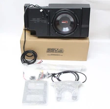 SSV Works Behind Seat Amplified 10" Subwoofer W/ Enclosure Polaris RZR XP1000