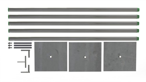 vivStruct ADJUSTABLE BACKDROP KIT 8FT TALL x 20FT- 50FT WIDE PIPE WITHOUT DRAPE - Picture 18 of 40