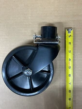 Trailer Tongue Jack Single Caster Wheel 1000 lbs Capacity, with Pin,Swirl Jack