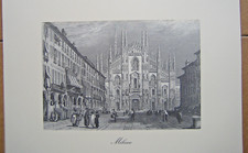 STAMPA MILANO Il Duomo - vintage