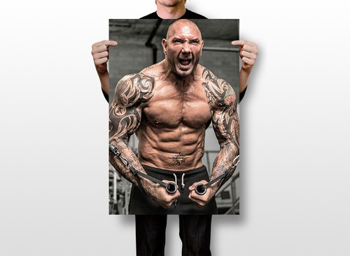 Dave Bautista Building Great Muscle Player Gym Wall Art Home - POSTER 20x30 - Picture 2 of 4