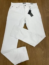 NWT $228 John Varvatos JV-702 Slim Jeans In White Size:32