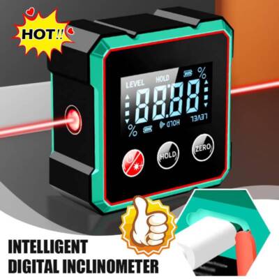 Magnetic Digital Angle Finder with Electronic Laser-A U