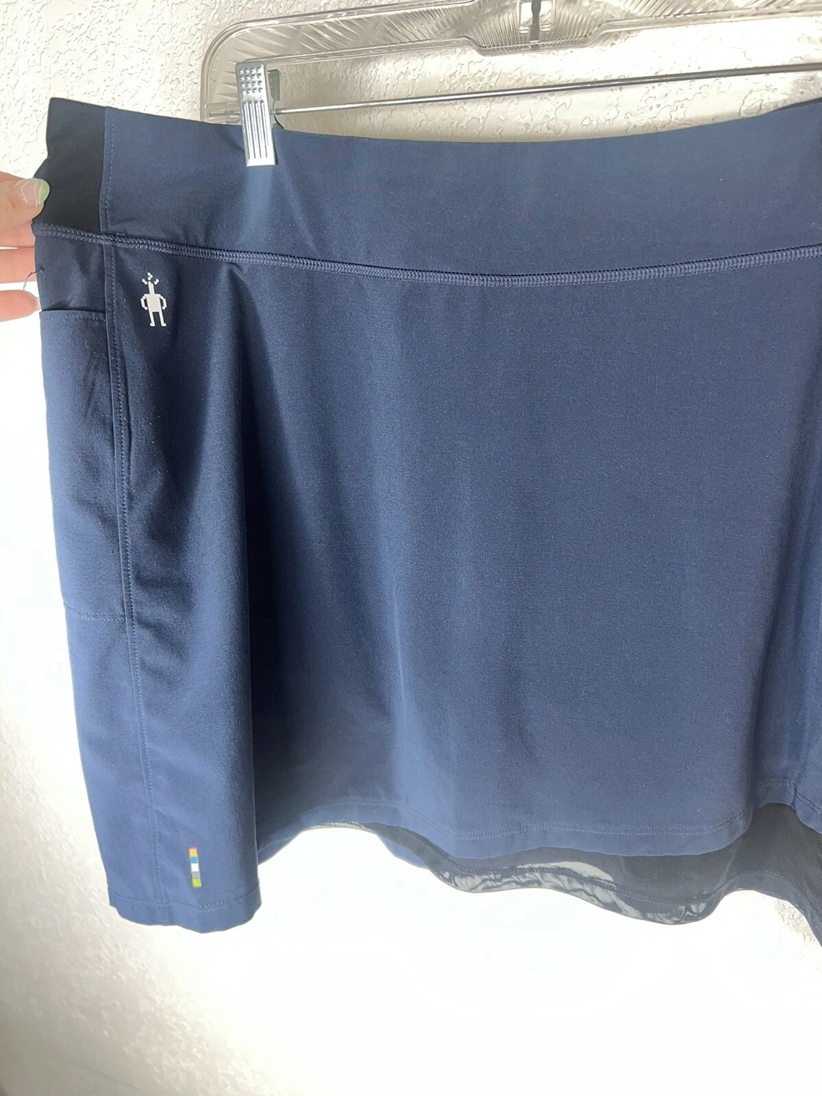 smartwool merino wool blend sport lined with side pockets skirt