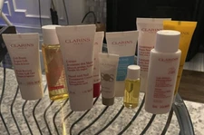 **Lot of 10** New CLARINS Paris Anti-Age Skin Care Products OILS, LOTIONS, BALMS