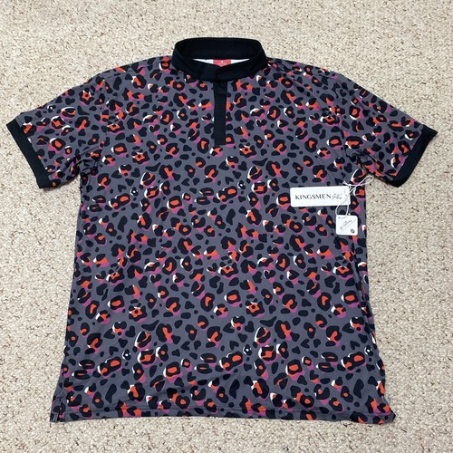 Kingsmen Golf The Dandy Mens Shirt XL Short Sleeve Pullover Stretch Lightweight - 第 1/10 張圖片