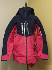 Mammut - La Liste Pro Hs Hooded Ski Jacket In Pink/marine - Women's Size L