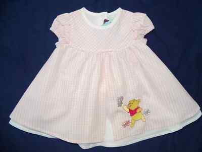 Disney Winnie Pooh Festkleid zweilagig Sommerkleid Kleid Baumwolle Gr. 62 neu