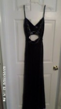 EUC!! GREY Prom Dress Party Evening Long Formal  Cocktail Royal STRETCH Velvet 