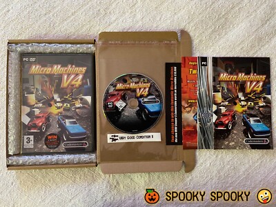 Micro Machines V4 PC - sehr guter Zustand CIB - hochwertige Verpackung - Tracked