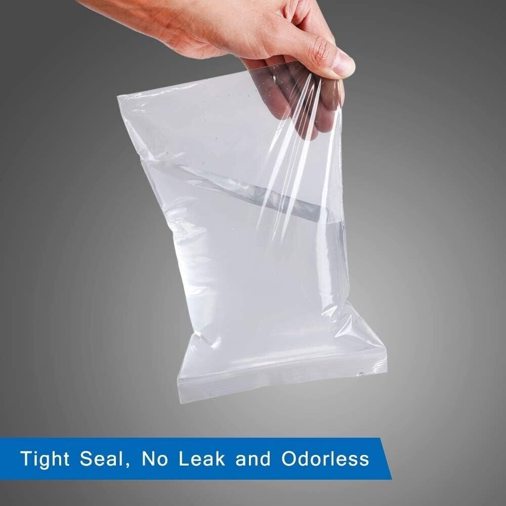 Seismic Audio 1x1 Inch Clear Reclosable Poly Bags - 2 MIL Polyethylene, Pack Of 100, Ziplock Storage Bags