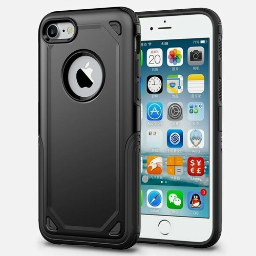 Coque Blindée 3 En 1 Blanche Pour IPhone 11 à 16 Pro Max - Antichoc, Antidérapante, Anti-rayures - Neuf Sous Blister
