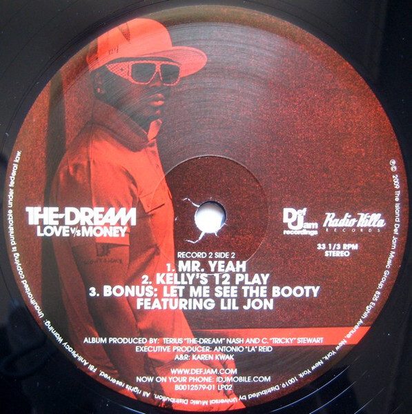 Love vs Money [PA] [LP] by The-Dream (R&B) (Vinyl, Mar-2009, Def