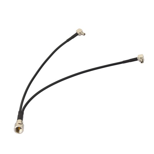 1x HUAWEI E5372 LTE Mobile WiFi Hotspot External Antenna Adapter Cable Dual Plug - Picture 3 of 4