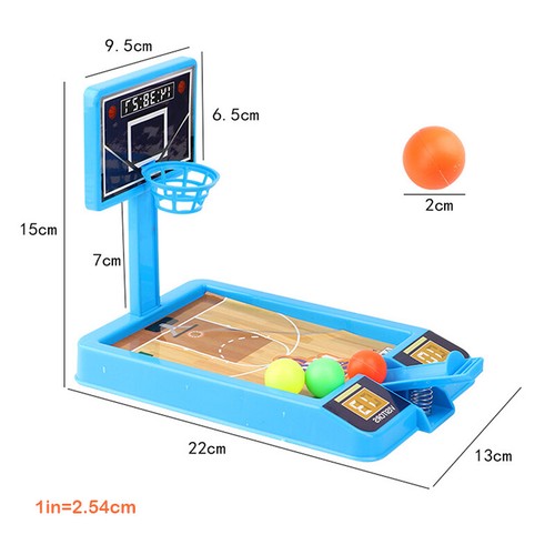 Basketball Shooting Game 3-Ball Interactive Board Game Indoor Sports Kids Gif G1 - Photo 3/6