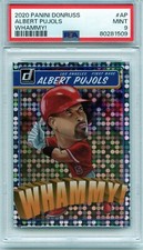 Albert Pujols! PSA 9 Mint Whammy!  2020 Panini Donruss Whammy! Albert Pujols #AP