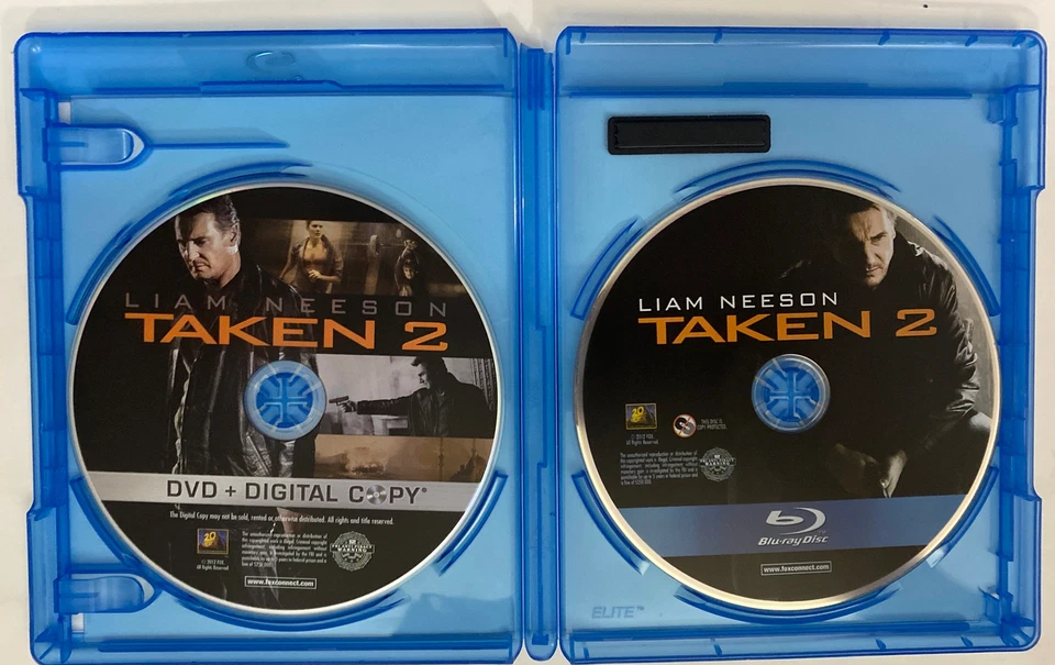 Taken 2 (Blu-Ray, DVD) Liam Neeson, Pre-owned, FREE SHIPPING in Canada - Image 2 of 3