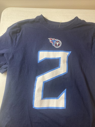 Nike Tennessee Titans Julio Jones Dark Blue T-Shirt Men’s Size Small - Picture 5 of 7