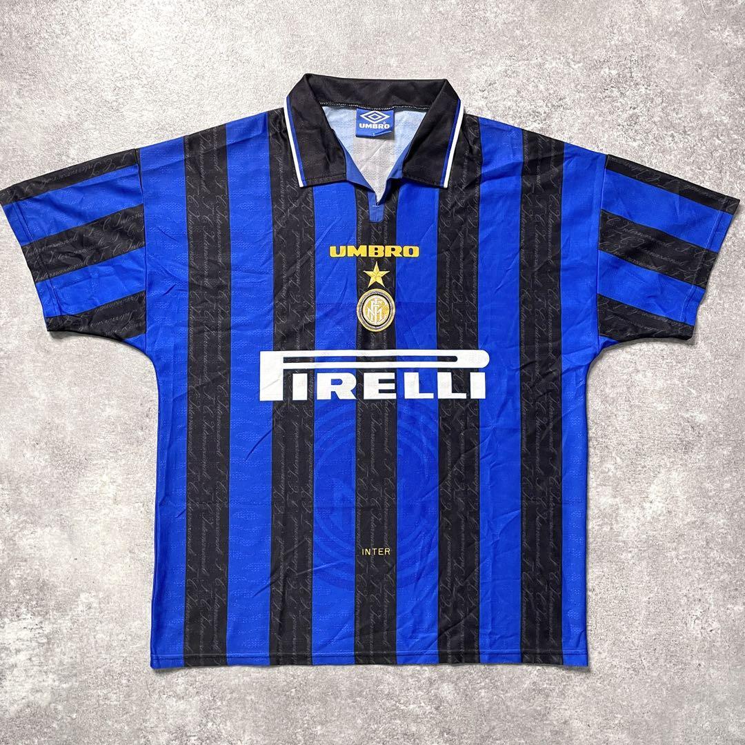 Vintage Inter Milan 97-98 Home Size L Umbro Jersey Original Vintage Inter Milan 97-98 Home Size L Umbro Jersey Original