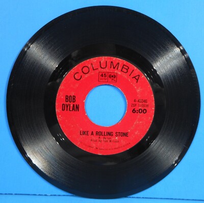 BOB DYLAN LIKE A ROLLING STONE ~ GATES OF EDEN 7'' 1965 NICE CONDITION! VG!!A