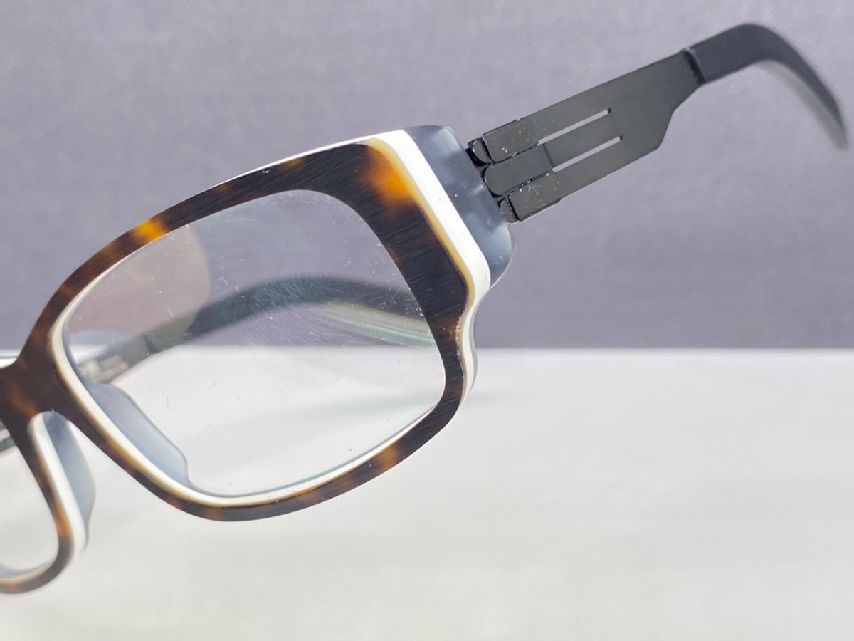 Ic! Berlin Eyeglasses Frames men woman Braun Black Angular Full