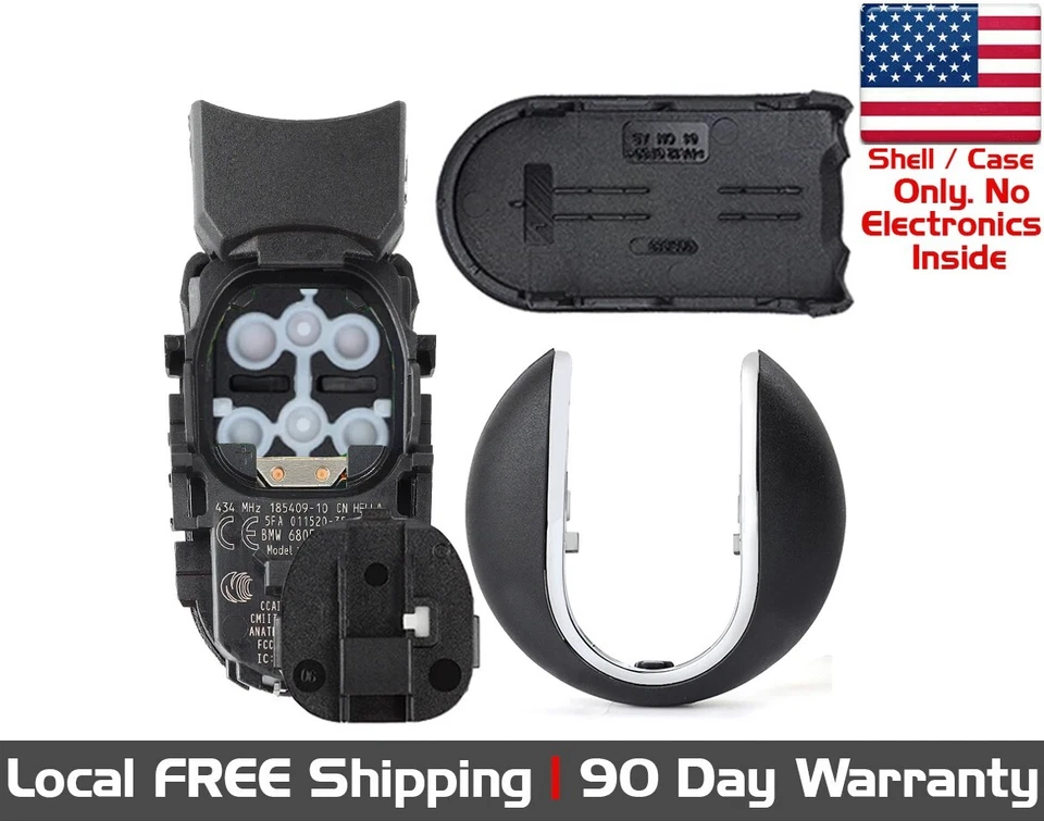 2x New Replacement Proxy Key Fob Remote SHELL / CASE For 2014-2018 Mini Cooper - Image 2 of 4