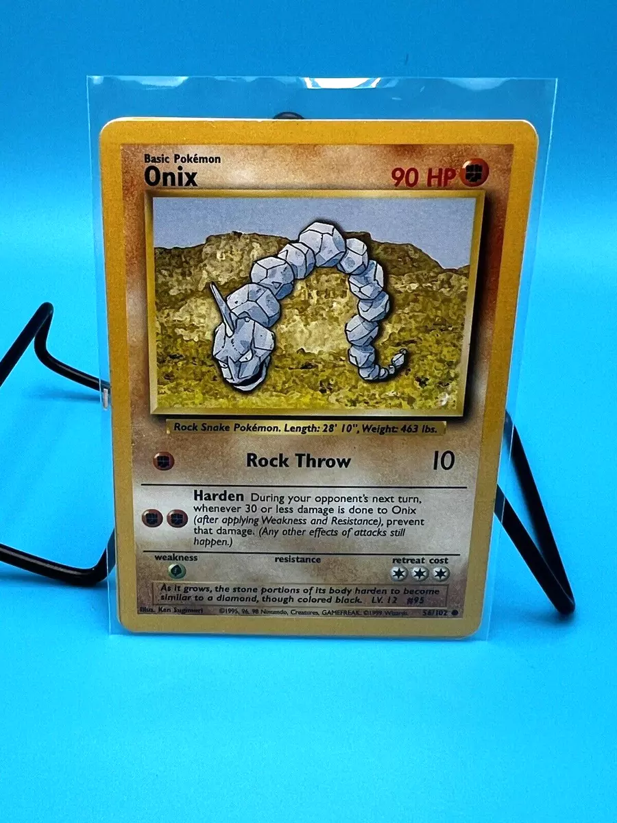 Pokémon TCG Onix Base Set 56/102 Regular Unlimited Common