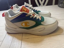 Champion Kinna Retro Men’s 11.5 M Multicolor Rainbow Lace Up Sneaker.