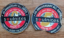 Used Soulnites Northern Soul Sticker London All Dayer 2017 & 2018 as photos 